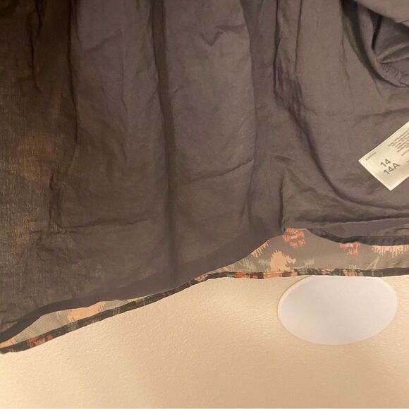 OshKosh gray cozy knit ribbed crew neck long sleeve sweater dress floral 14 - Picture 9 of 9